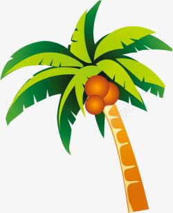 夏日海报植物椰子树素材
