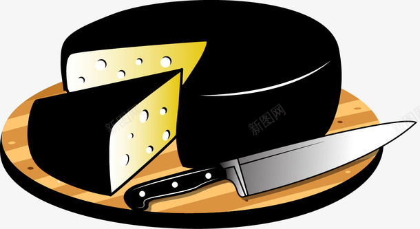 奶酪片插图矢量图ai免抠素材_新图网 https://ixintu.com 奶酪 奶酪片 食物 矢量图