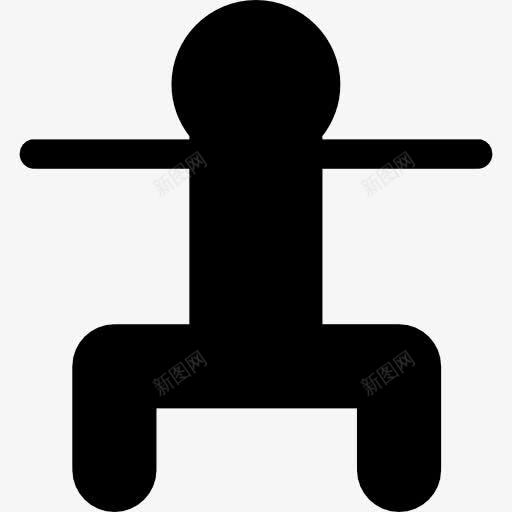 人体在蹲的位置图标png_新图网 https://ixintu.com 人 伸展运动 体操 手臂和腿部伸展运动瑜伽 运动