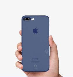 蓝色iphone7手机壳素材