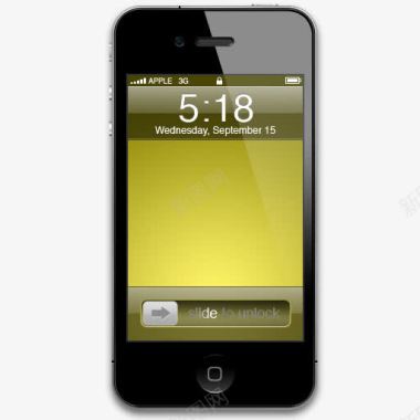 苹果iphone4手机图标图标