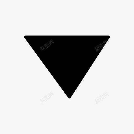 三角形排序图标png_新图网 https://ixintu.com 三角箭头