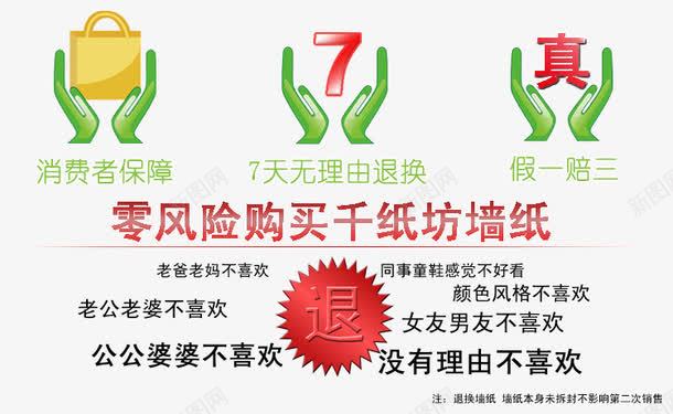 淘宝七天无理由退换详情海报png免抠素材_新图网 https://ixintu.com 七天无理由退换 七天无理由退换货 海报 淘宝 详情 详情海报 退换