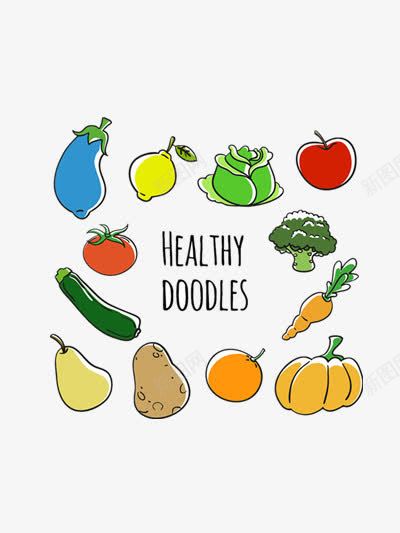 健康食物png免抠素材_新图网 https://ixintu.com 健康 健康食物 瓜果蔬菜 绿色食物 蔬菜