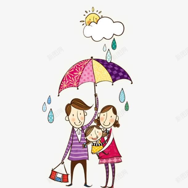 下雨元素png免抠素材_新图网 https://ixintu.com png 下雨 元素 卡通 家属 撑伞
