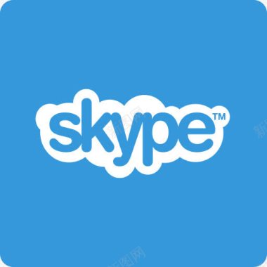 媒体Skype社会广场庙广场平图标图标