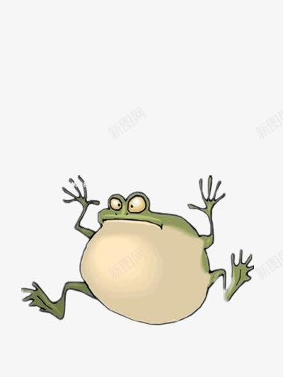 跳跃的青蛙png免抠素材_新图网 https://ixintu.com 兴奋 活跃 跳起来 青蛙