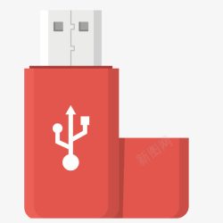 红色USB素材