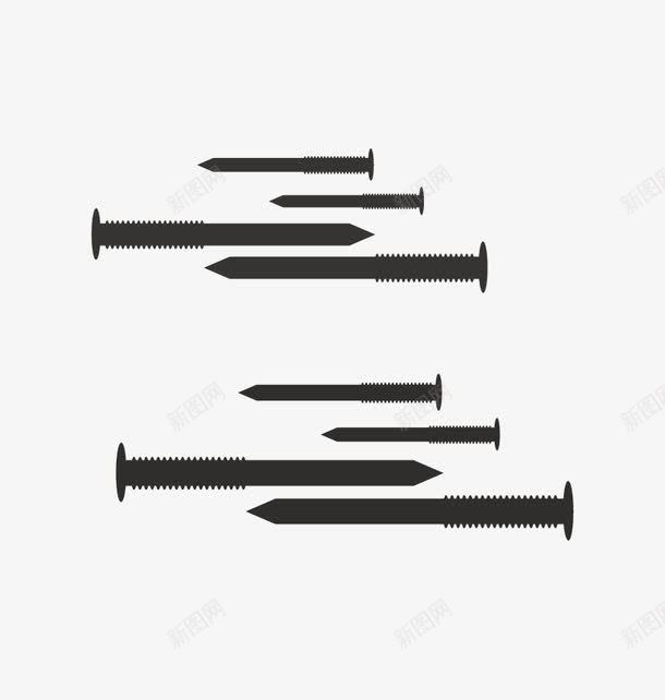的钉子矢量图ai免抠素材_新图网 https://ixintu.com PNG图片 矢量素材 钢钉 高清 矢量图