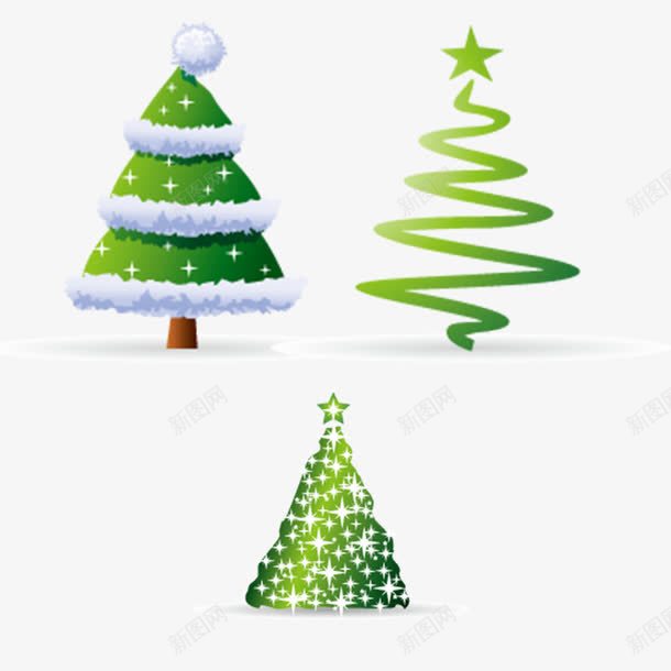 圣诞节日圣诞树装饰png免抠素材_新图网 https://ixintu.com 卡通圣诞树 圣诞节日 圣诞装饰免抠 简约圣诞树免抠