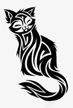 猫纹身猫纹身高清图片