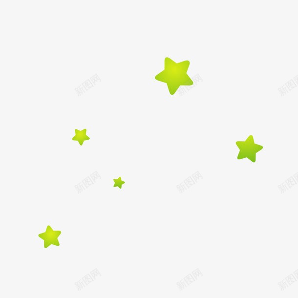绿色小星星装饰png免抠素材_新图网 https://ixintu.com 小星星 小星星装饰 星星装饰 绿色 绿色小星星