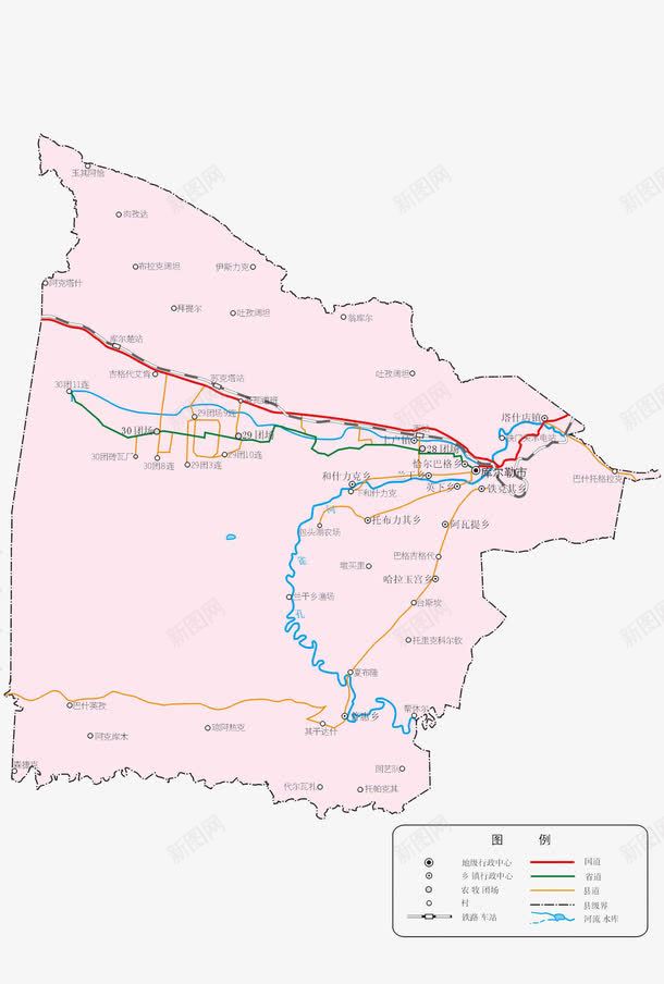 新疆库尔勒市地图png免抠素材_新图网 https://ixintu.com 中国新疆 地图 库尔勒市地图 新疆 新疆地图 新疆省地图