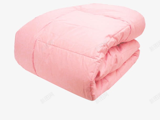 粉红色被子png免抠素材_新图网 https://ixintu.com 叠好的被子 床上用品 棉被 甜美形被子