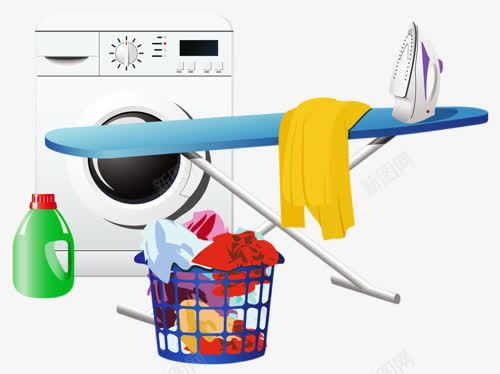 洗衣服png免抠素材_新图网 https://ixintu.com 保洁 打扫 清洁 清洁工具