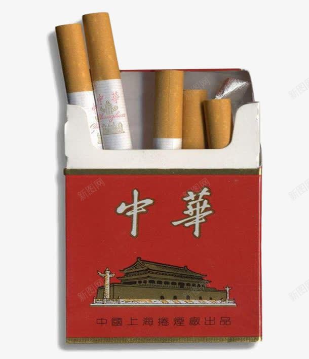 中华香烟片png免抠素材_新图网 https://ixintu.com 中华 中华香烟 抽烟 烟卷 烟盒