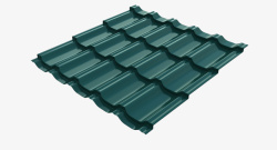 绿色大瓦片瓦片屋顶素材
