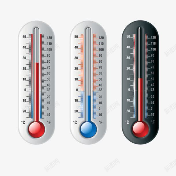 温度计psd免抠素材_新图网 https://ixintu.com 温度计 红色 高低