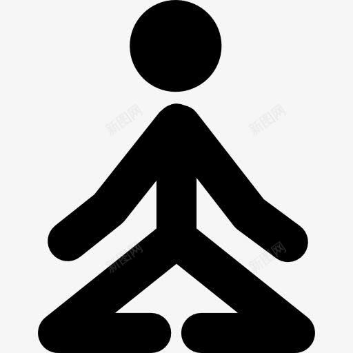 坚持的人在瑜伽姿势图标png_新图网 https://ixintu.com 人 坚持 坚持的人 瑜伽 瑜伽姿势 男人