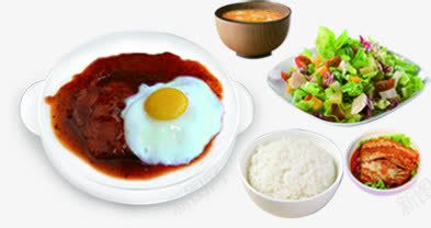 煎蛋炒菜米饭食物png免抠素材_新图网 https://ixintu.com 炒菜 米饭 食物