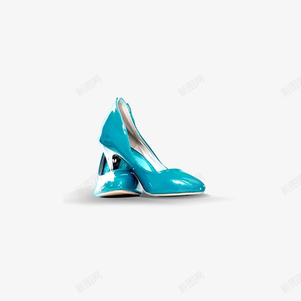 蓝色高跟鞋图案png免抠素材_新图网 https://ixintu.com 皮鞋 皮鞋图案 蓝色高跟鞋 高跟鞋