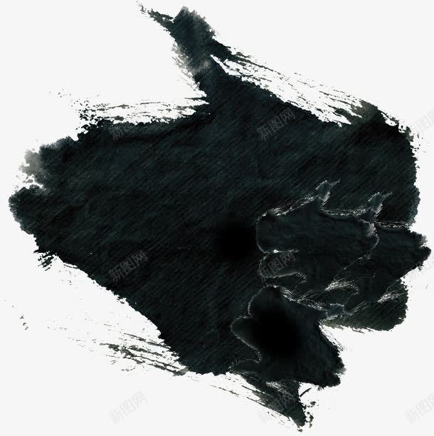 黑色抽象墨迹艺术png免抠素材_新图网 https://ixintu.com 墨迹 抽象 艺术 黑色