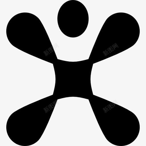 抽象的形状图标png_新图网 https://ixintu.com 人物 十字架形状 圆的 形状 抽象的 点
