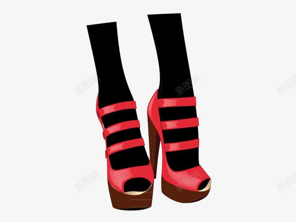 红色高跟鞋卡通png免抠素材_新图网 https://ixintu.com 卡通红色 红色 红色卡通 红色高跟鞋 高跟鞋
