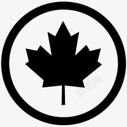 加拿大国旗地铁车站的黑色图标png_新图网 https://ixintu.com Canada MB flag 加拿大 国旗