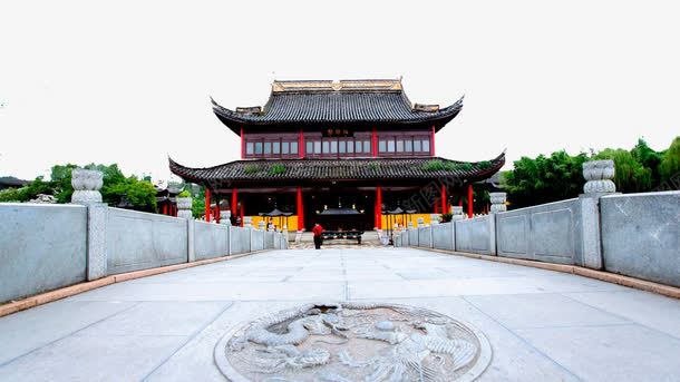 指归阁全景png免抠素材_新图网 https://ixintu.com 中国风建筑 古镇风景 周庄古镇