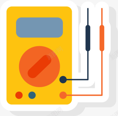 试电笔卡通电工图标图标