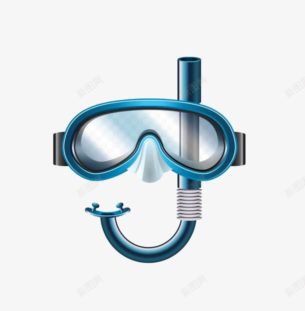 卡通潜水眼镜png免抠素材_新图网 https://ixintu.com 卡通 潜水 潜水眼镜 运动