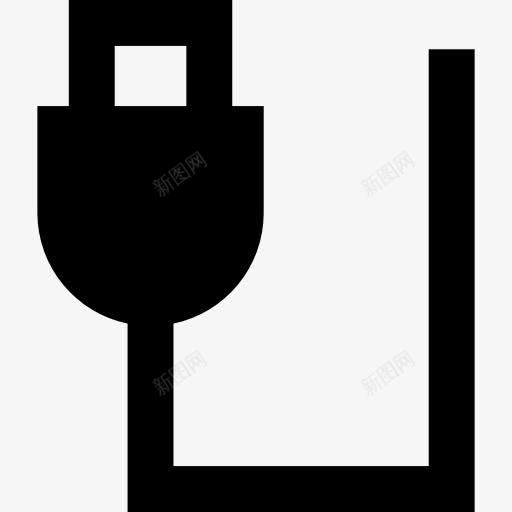 USB电缆图标png_新图网 https://ixintu.com 工具 电子连接器 连接