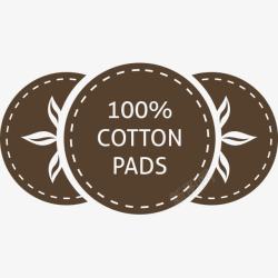 Cotton标签100高清图片