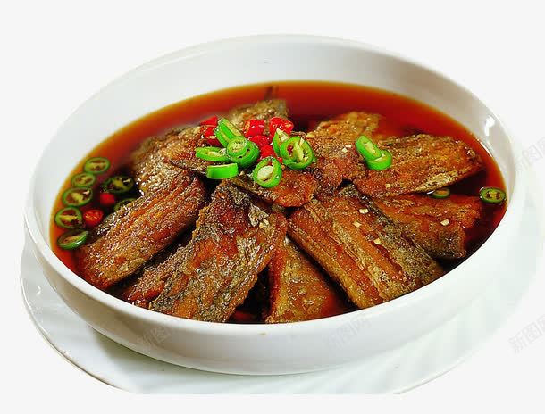 一碗烹饪好的带鱼png免抠素材_新图网 https://ixintu.com 带鱼 美食 食材 食物