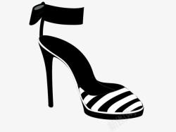女靴高跟鞋卡通素材