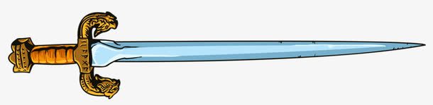 尚方宝剑png免抠素材_新图网 https://ixintu.com 兵器 宝剑 手绘 武器 锋利