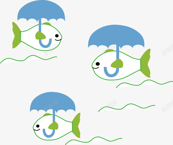 可爱卡通鱼矢量图免抠素材免费下载 素材0jjpwqwwg 新图网