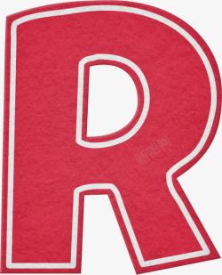 红色字母R素材