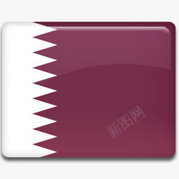 卡塔尔国旗图标png免抠素材_新图网 https://ixintu.com flag qatar 卡塔尔 国旗