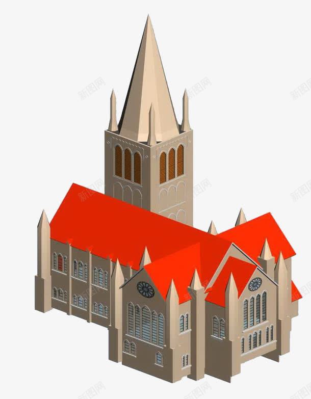 有感的教堂元素png免抠素材_新图网 https://ixintu.com 元素 教堂 模型 设计