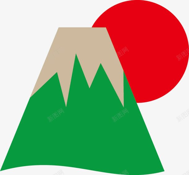 高山太阳png免抠素材_新图网 https://ixintu.com 夕阳 太阳 早晨 高山