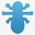 蓝色的小虫子图标png_新图网 https://ixintu.com bug 臭虫