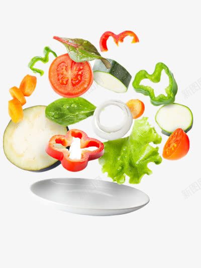 蔬菜png免抠素材_新图网 https://ixintu.com 冬瓜 美食 西红柿 青椒