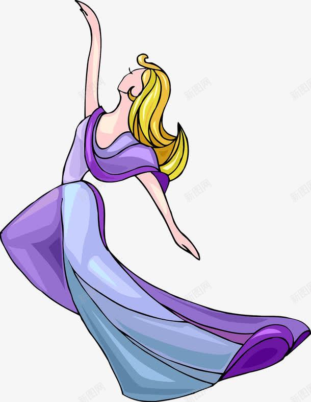 跳舞的美女png免抠素材_新图网 https://ixintu.com PNG图形 卡通 女人 美女 装饰 跳舞