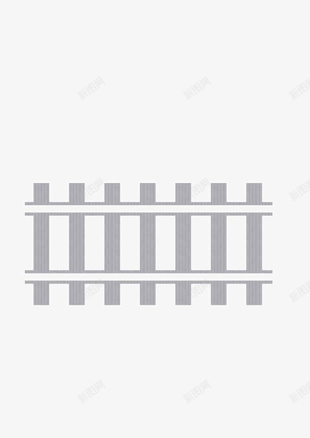 栏杆png免抠素材_新图网 https://ixintu.com 几何图形 栏杆 灰色
