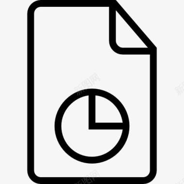 文件与时钟时间符号中风图标图标