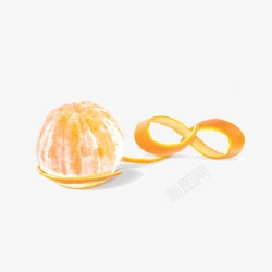 姗桦瓙鐨剥了皮的橘子高清图片