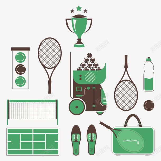 网球海报png免抠素材_新图网 https://ixintu.com 网球 网球海报 设计海报