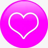 粉色圆形爱心医疗图标png_新图网 https://ixintu.com 医疗 圆形 爱心 粉色